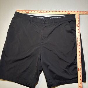 johnnie-O Prep-Formance Shorts‎ Flat Front Lightweight Golf Casual Black 38